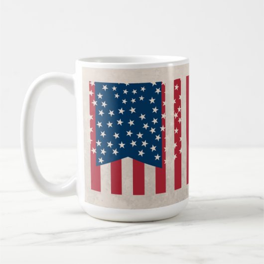 Patriotic USA Flag Tasse | American Pride Coffee C (Links)