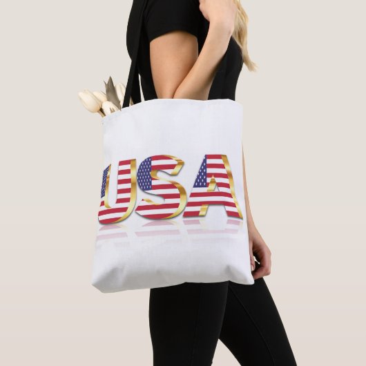 Patriotic USA Flag Tote Bag Tasche (Von Nahem)