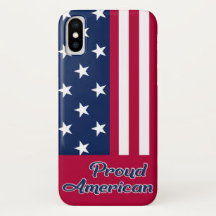 Patriotic USA Flagge stolzes amerikanisches Rot-Bl Case-Mate iPhone Hülle