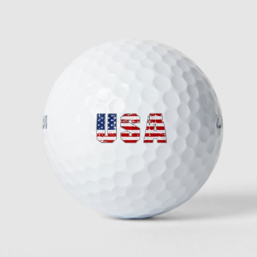 Patriotic USA Golf Balls Golfball (Vorderseite)