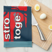 Patriotic USA Hope Graphic Art Print Design Handtuch (Viertel Falte)