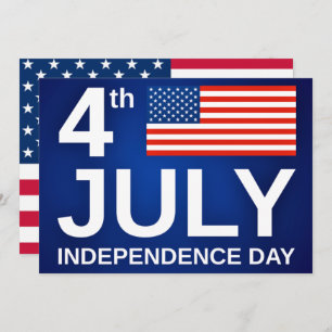 Patriotic USA Independence Day 4. Juli Card Mitteilungskarte