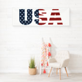 Patriotic USA Indoor Banner (Insitu)