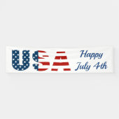 Patriotic USA Indoor Banner (Horizontal)