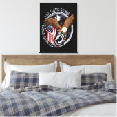 Patriotic USA Militär Wars Eagle Tribut Leinwanddruck (Insitu (Schlafzimmer))