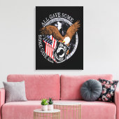 Patriotic USA Militär Wars Eagle Tribut Leinwanddruck (Insitu (Wohnzimmer))