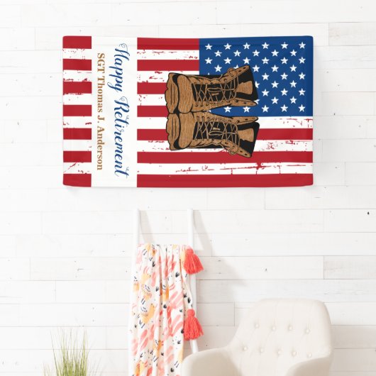 Patriotic USA - Militärisches Ruhestand unter amer Banner (Insitu)