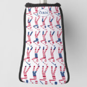 Patriotic USA Monogram PUTTER Golf Headcover (Rotieren 90)