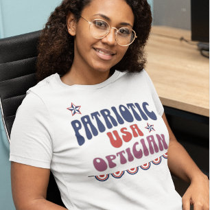 Patriotic USA Optician T-Shirt