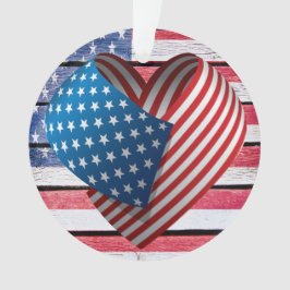 Patriotic USA Ornament