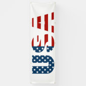 Patriotic USA Outdoor Banner (Vertikal)
