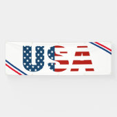Patriotic USA Outdoor Banner (Horizontal)