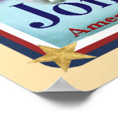 Patriotic USA - Red Cross Join Poster (Ecke)