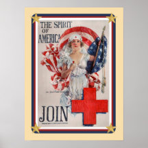 Patriotic USA - Red Cross Join