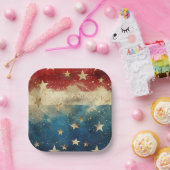 Patriotic USA Red White and Blue Paper Teller (Party)