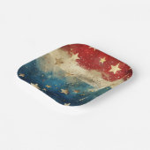 Patriotic USA Red White and Blue Paper Teller (Gewinkelt)