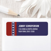Patriotic USA Return Address Label (Insitu)