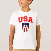 Patriotic USA Soccer T-Shirt (Vorderseite)