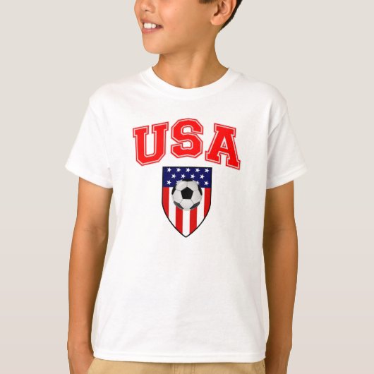 Patriotic USA Soccer T-Shirt (Vorderseite)