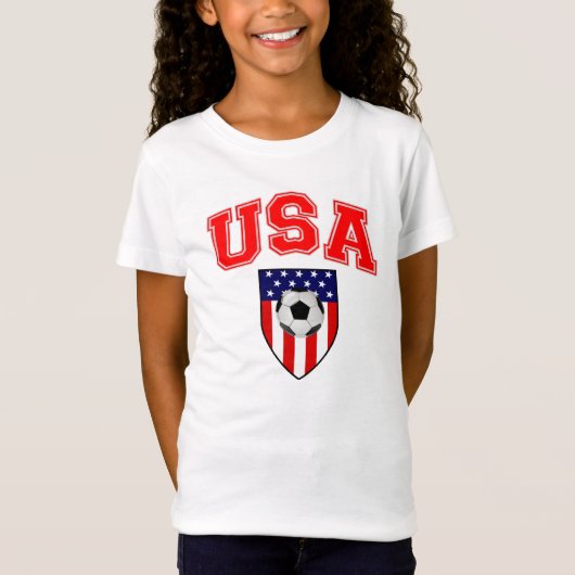 Patriotic USA Soccer T-Shirt (Vorderseite)