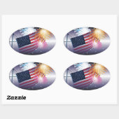 Patriotic USA Sticker (Blatt)