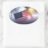 Patriotic USA Sticker (Tasche)