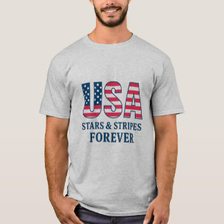 Patriotic USA T - Shirt - T-Shirt für Sterne und S