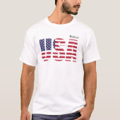 Patriotic USA T - Shirt Unisex Adult S bis 5X (Vorderseite)