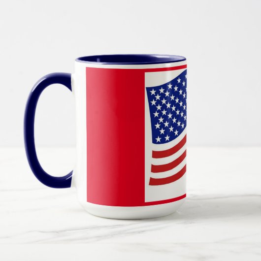 Patriotic USA Tasse (Links)