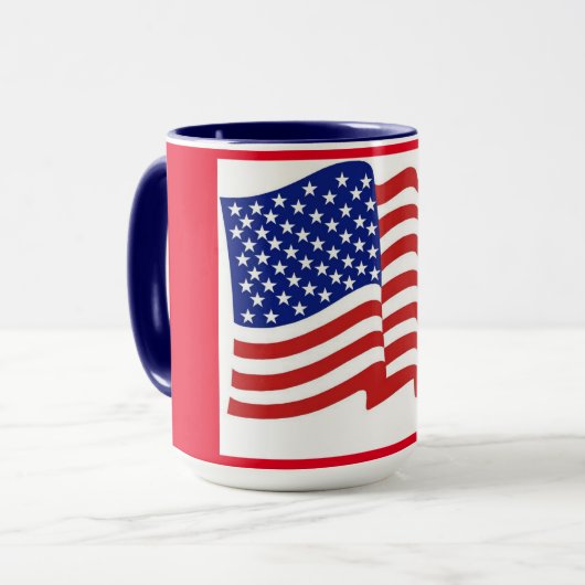 Patriotic USA Tasse (Vorderseite Links)