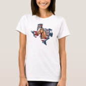 Patriotic USA Texas T-Shirt (Vorderseite)