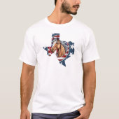 Patriotic USA Texas T-Shirt (Vorderseite)