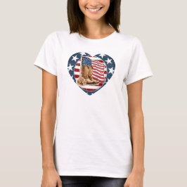 Patriotic USA Western Horse T-Shirt
