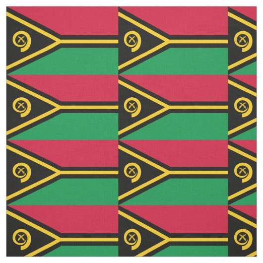 Patriotic Vanuatu Flag Stoff (Muster)