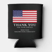 Patriotic Vielen Dank Dosenkühler (Vorderseite)