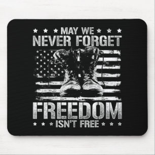 Patriotic Vietnam Veteran Liberty Gift Veterans Da Mousepad