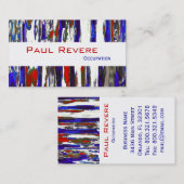 Patriotic ~ Visitenkarten Visitenkarte (Vorne/Hinten)