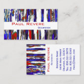 Patriotic ~ Visitenkarten Visitenkarte (Vorne/Hinten)