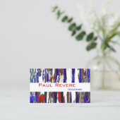 Patriotic ~ Visitenkarten Visitenkarte (Stehend Vorderseite)