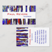 Patriotic ~ Visitenkarten Visitenkarte (Vorne/Hinten)