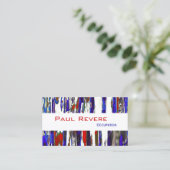 Patriotic ~ Visitenkarten Visitenkarte (Stehend Vorderseite)