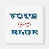 Patriotic VOTE BLUE Magnet (Vorne)