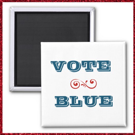 Patriotic VOTE BLUE Magnet