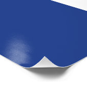 Patriotic wall poster with Flag of Toronto (Ecke)