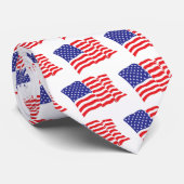 Patriotic Wedding Krawatte (Gerollt)