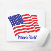 Patriotic Wedding Mousepad (Mit Mouse)