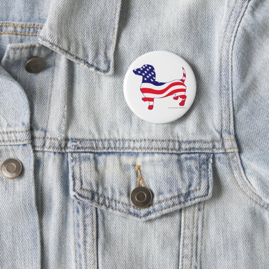 Patriotic Weiner Button (Beispiel)