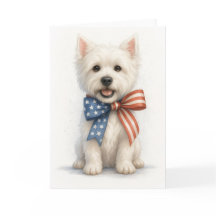 Patriotic Westie