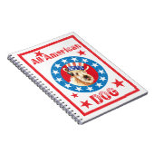 Patriotic Wheaten Notizblock (Rechte Seite)