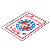 Patriotic Wheaten Notizblock (Linke Seite)